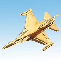 Abzeichen F-16 Falcon Gold